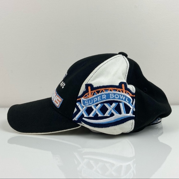 New England Patriots NFL 2004 AFC Champions Strapback Hat Black Embroidered Logo - Picture 2 of 11